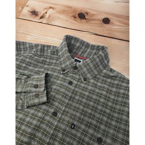 The‎ North Face Mens Button-Up Traverse Shirt L Plaid Long Sleeve Hiking Outdoor